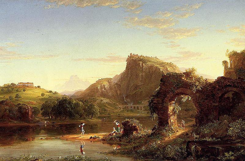 Thomas Cole L-Allegro oil painting image